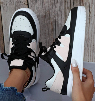 Sophie - Modieuze zachte sneakers voor dames met luipaardprint en spannende prints