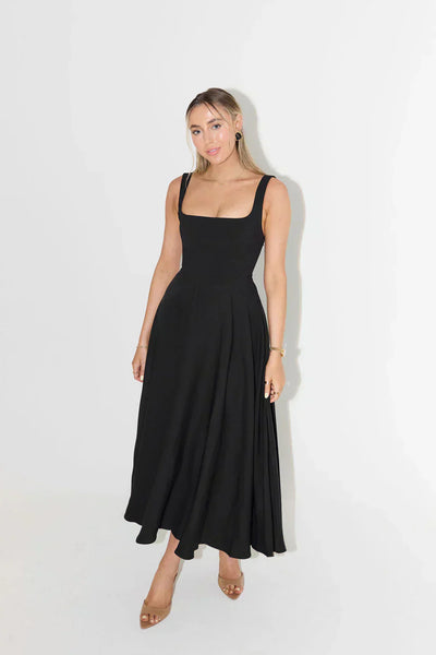 Melody - Nieuwe halflange, eenvoudige en getailleerde strapless jurk
