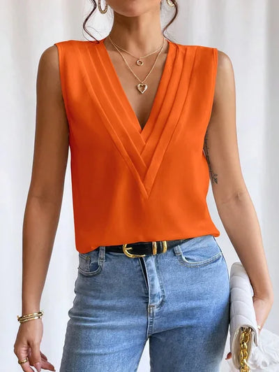 Elina - Sleeveless Blouse