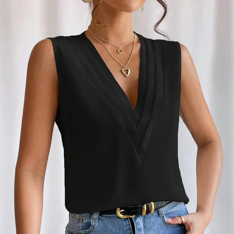 Elina - Sleeveless Blouse