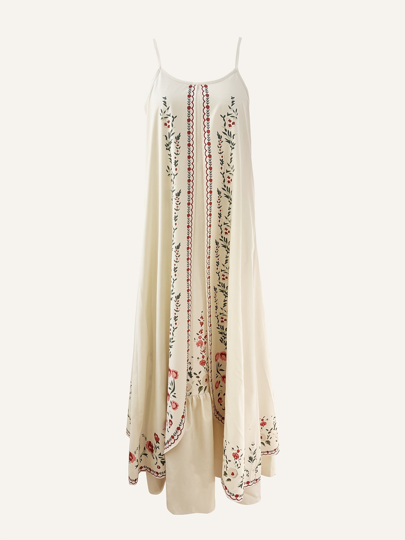 Sophie | Bloemenprint Mouwloze Maxi Jurk voor Vrouwen
