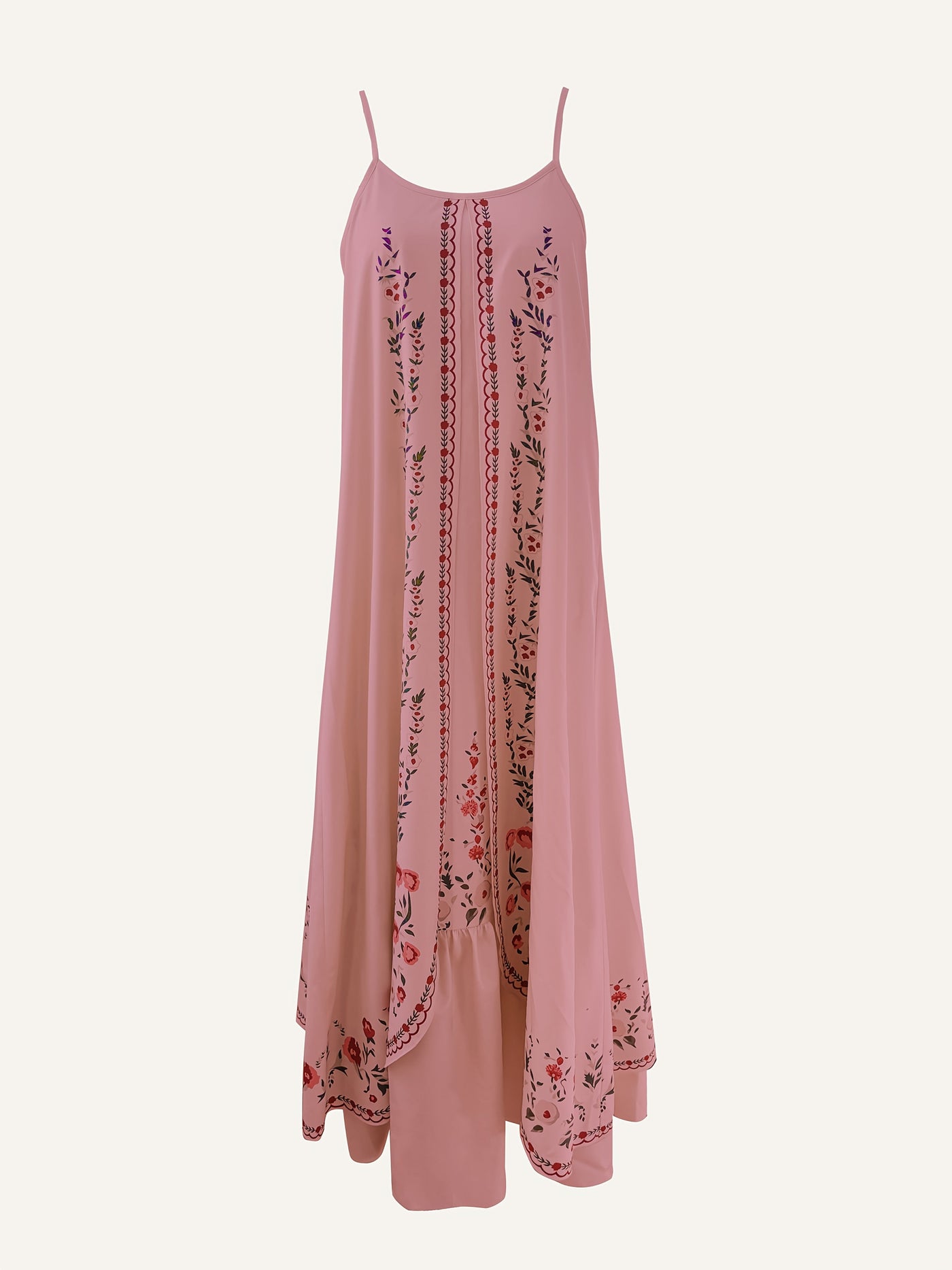 Sophie | Bloemenprint Mouwloze Maxi Jurk voor Vrouwen