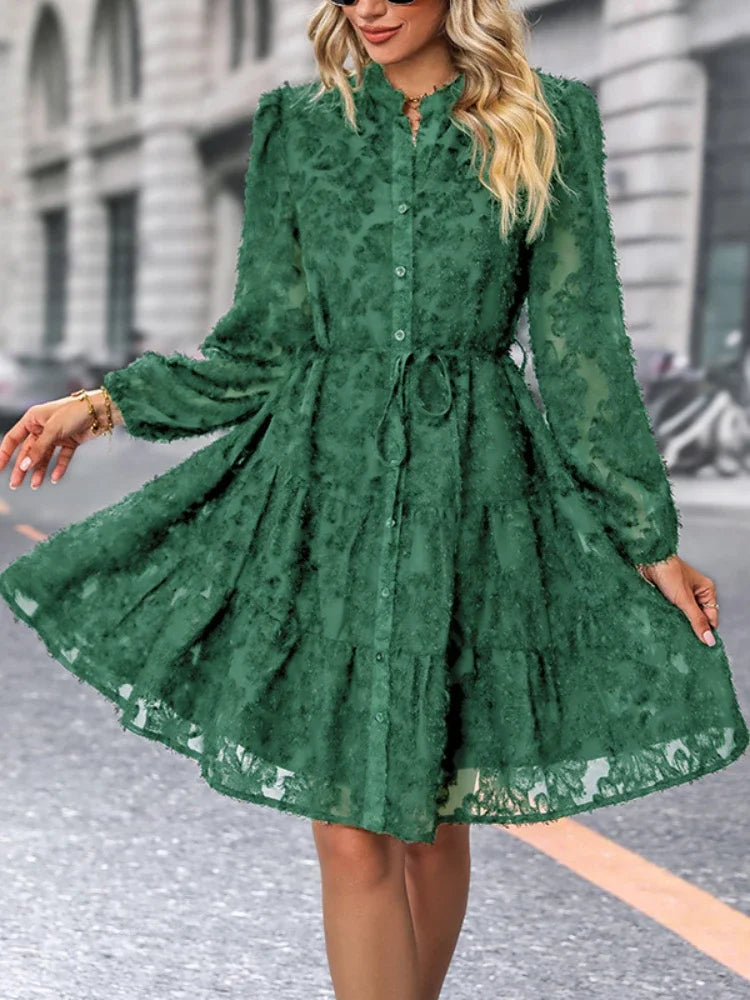 Leoni - Jurk Voor Dames - Elegant & Modieus