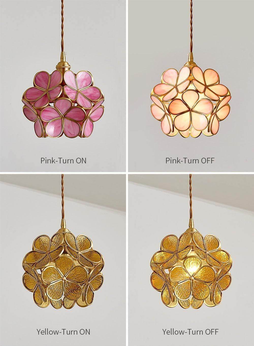Geloura - Petal Glass Pendant Light
