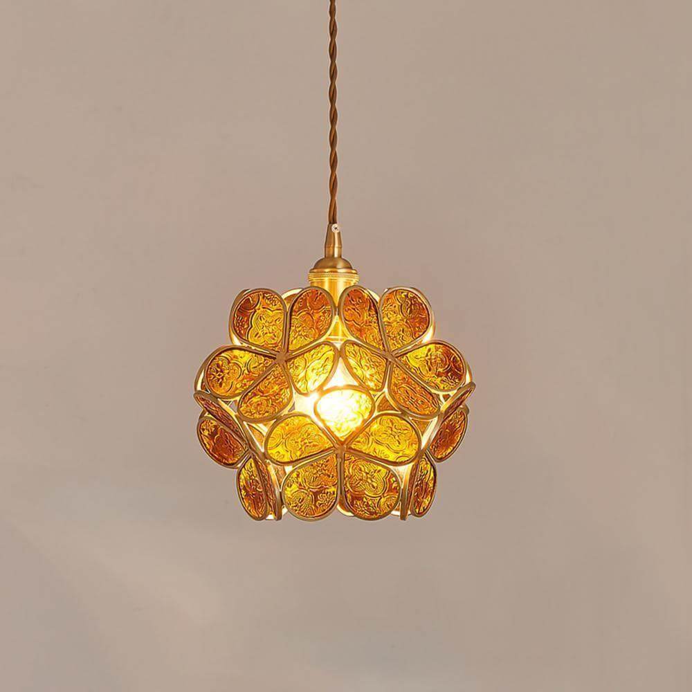 Geloura - Petal Glass Pendant Light