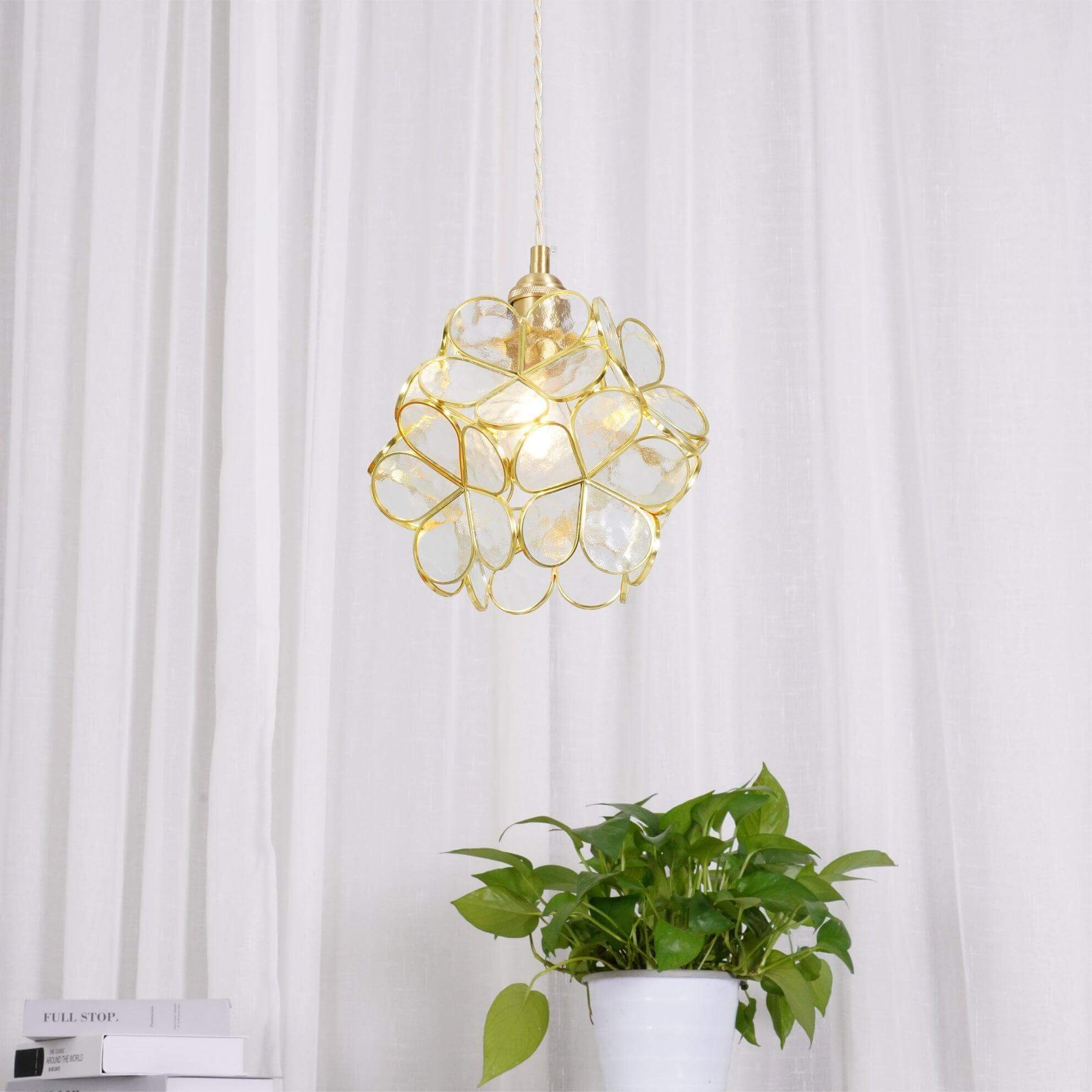 Geloura - Petal Glass Pendant Light