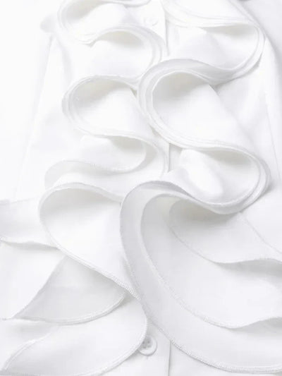 KELLY | Women's asymmetric blouse with button closure