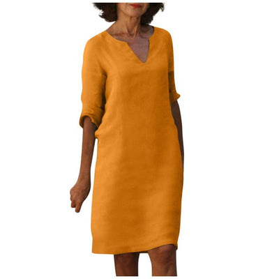 Margaret - Elegante V-hals Jurk