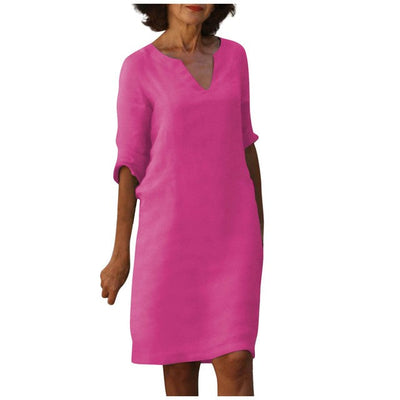Margaret - Elegante V-hals Jurk