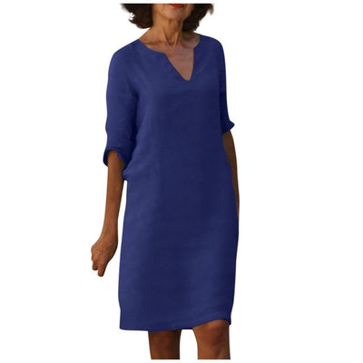 Margaret - Elegante V-hals Jurk