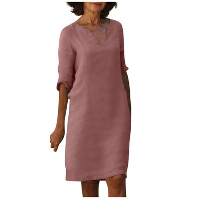 Margaret - Elegante V-hals Jurk