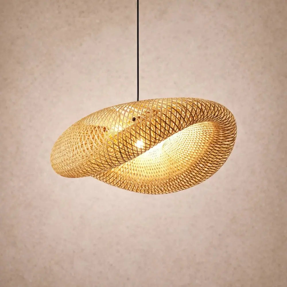 Nayori – Woven Bamboo Pendant Light Halo