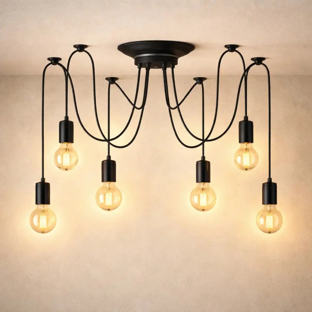 Nocteria – Vintage LED Pendant Light Workshop Style