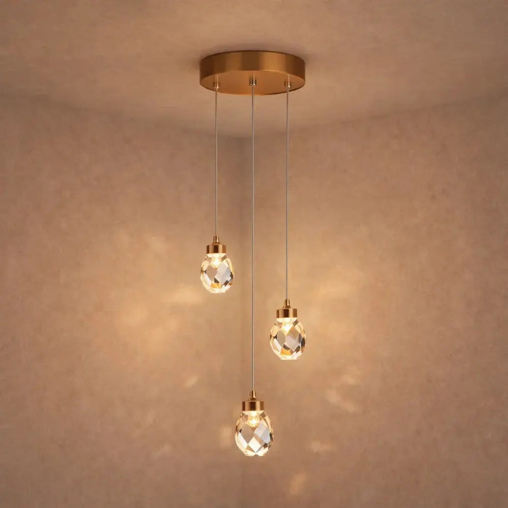 Kaelune – Crystal Glass Pendant Light