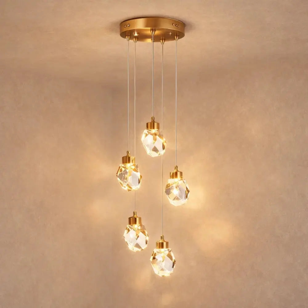 Kaelune – Crystal Glass Pendant Light