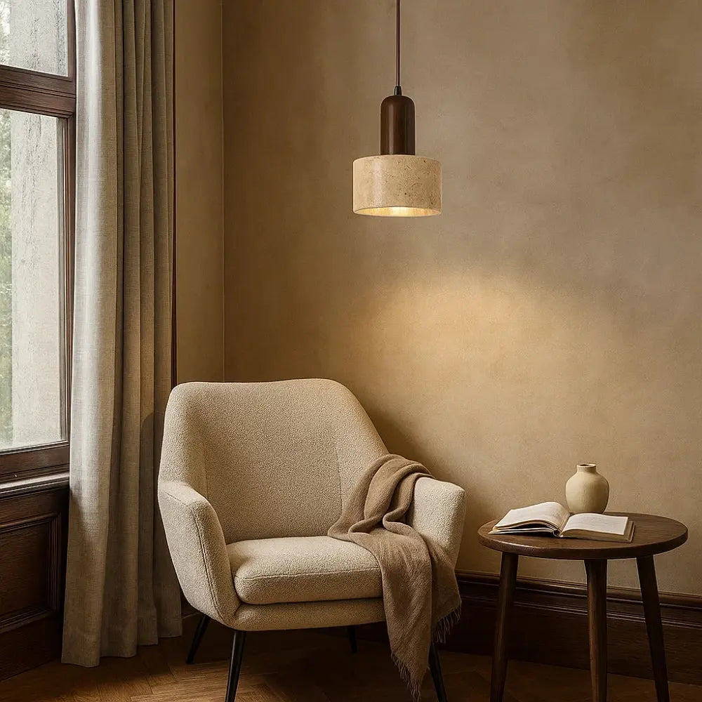 Taverneon – Travertine Pendant Lamp