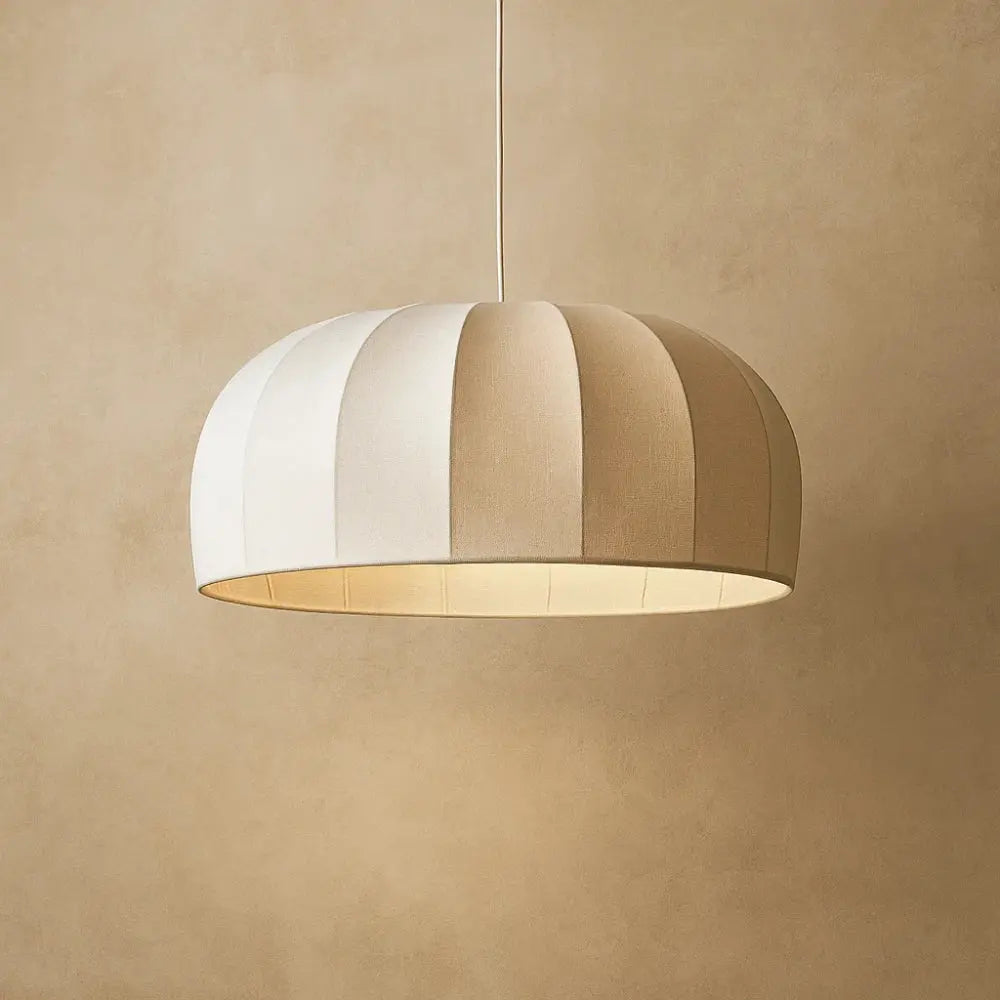 Albeora - White Bohemian Woven Pendant Light