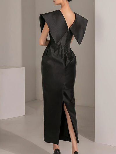 Sydney | Elegante Maxi Jurk met Uniek Schouderdetail