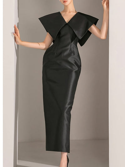 Sydney | Elegante Maxi Jurk met Uniek Schouderdetail