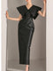Sydney | Elegante Maxi Jurk met Uniek Schouderdetail