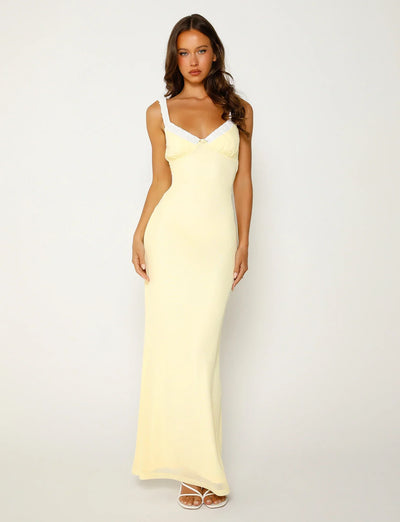 Maisie - Elegant Corset Maxi Jurk