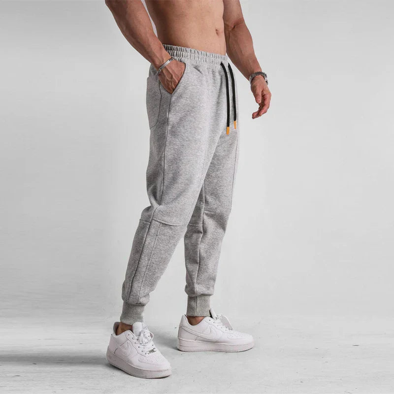 Sportieve katoenen joggingbroek voor heren