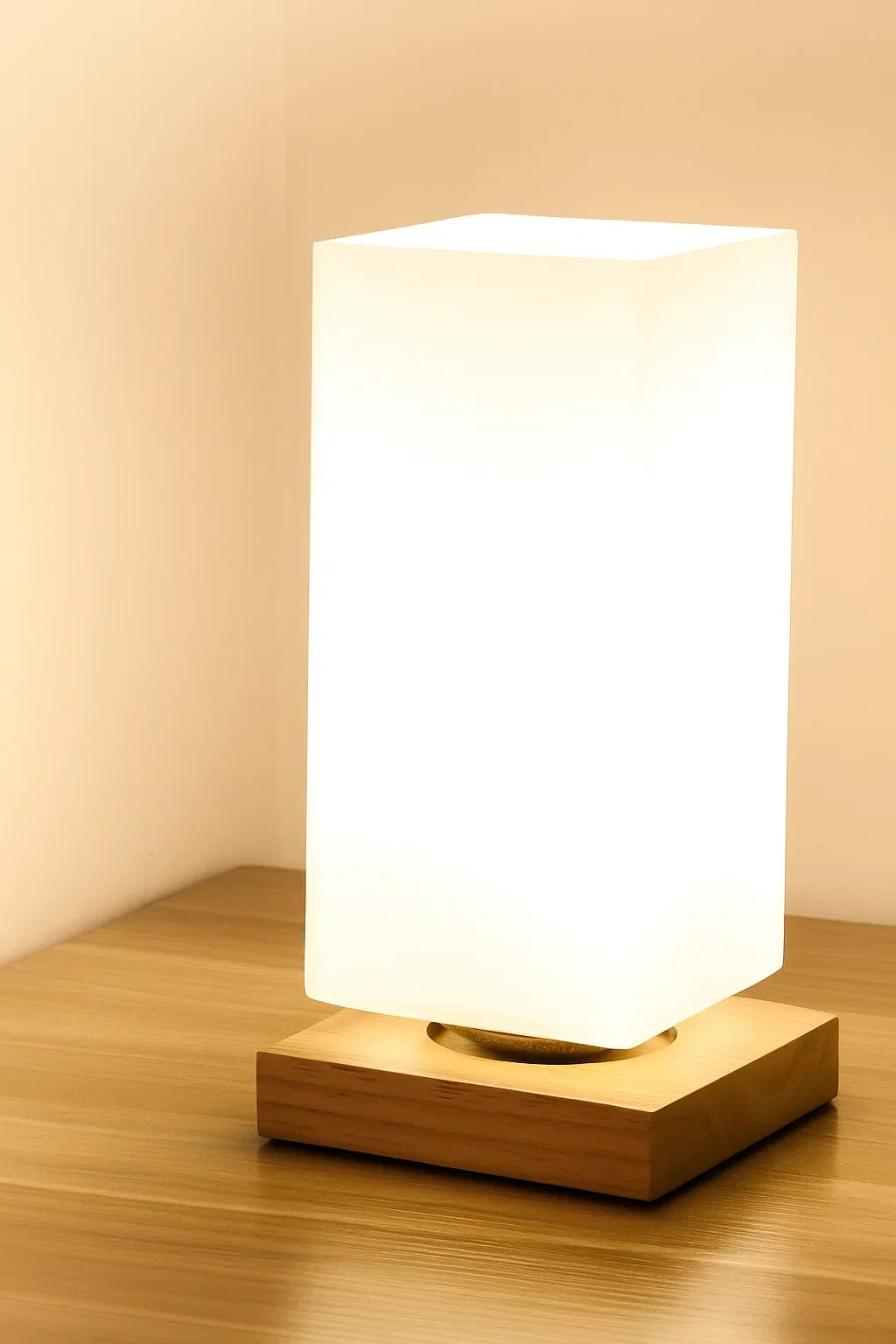 Lempora - LED Wooden Base Table Lamp
