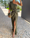 Talia | Luxe One-Shoulder Jurk met Elegante Split