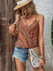 Tarah | Boho Cami Top met Paisley Print en V-Hals voor de Zomer