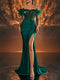 Trinity | Elegante Off-Shoulder Avondjurk met Pailletten en Hoge Split