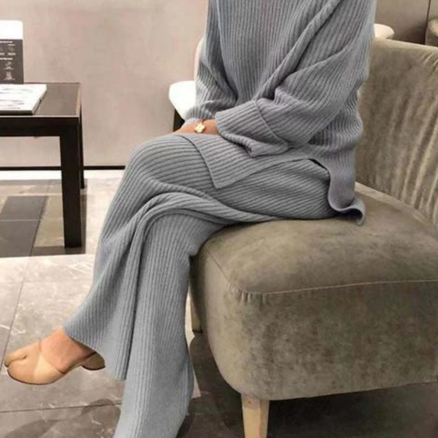 Emily | Casual gebreide trui en broek set
