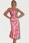 Pamela - elegante off-shoulder bloemenjurk