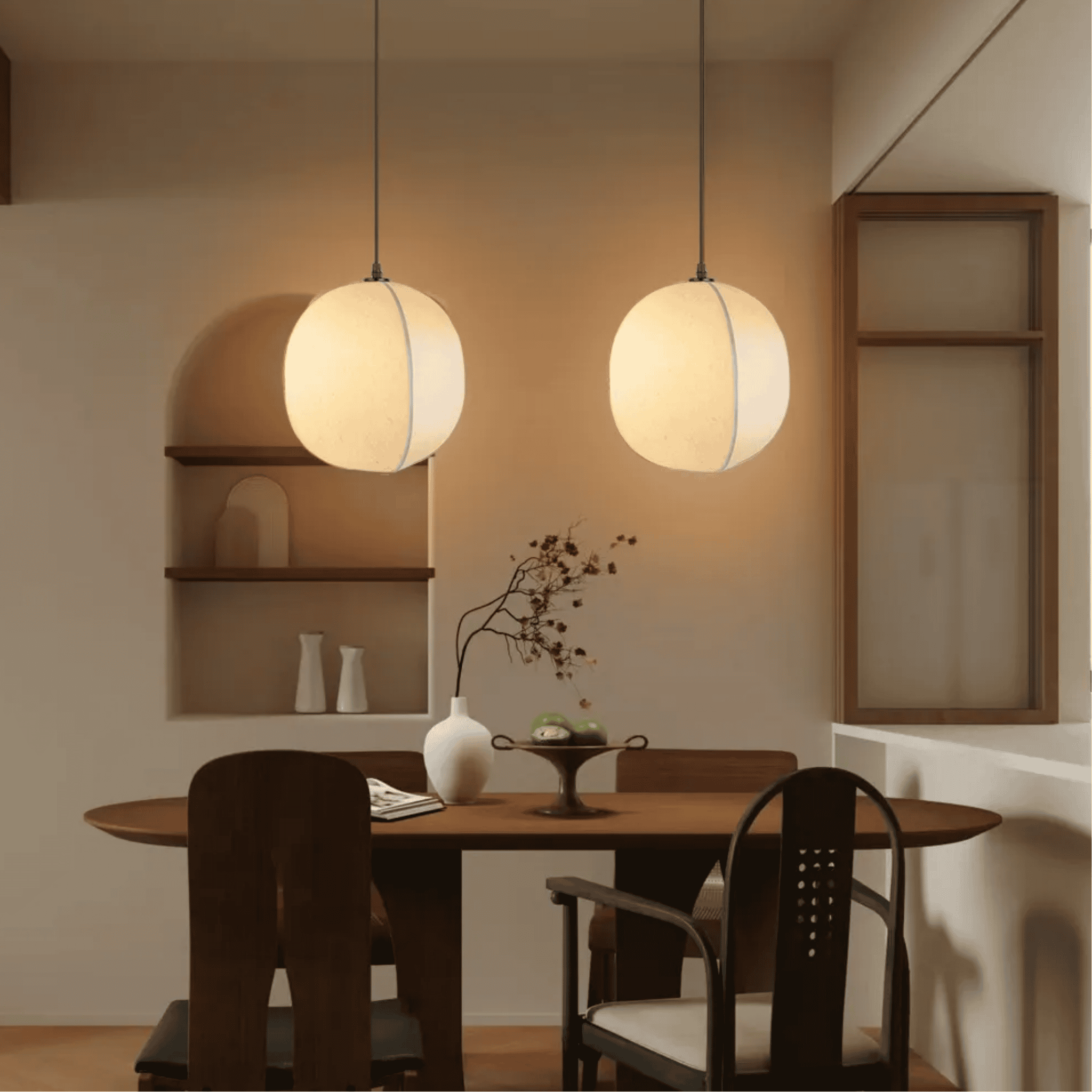 Kumora - Linen Pendant Light
