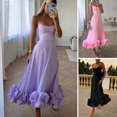 Lexi - elegante midi feestjurk