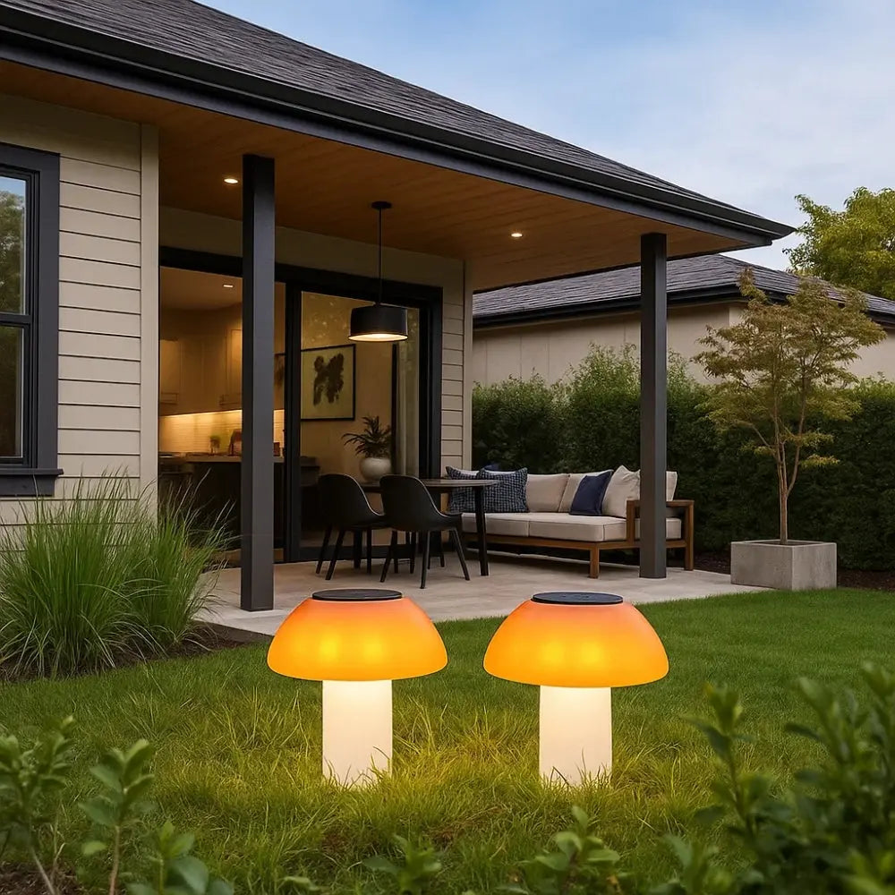 Mycelion – Solar Garden Mushroom Lamp