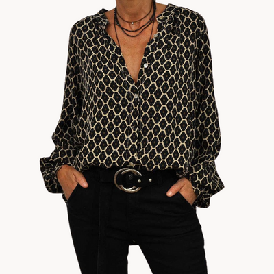 Elegant Midi Shirt in a Relaxed Fit for Women