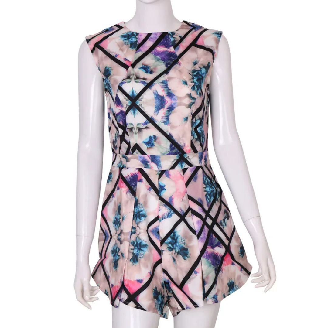 Elvire - Playful Patterned Romper