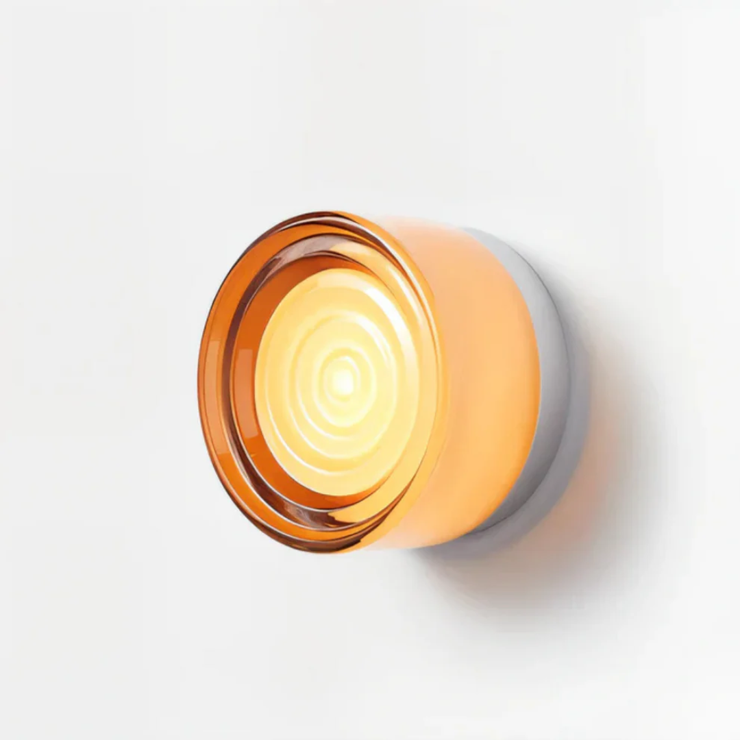 Zyra – Warm White LED Glass Indoor Wall Light