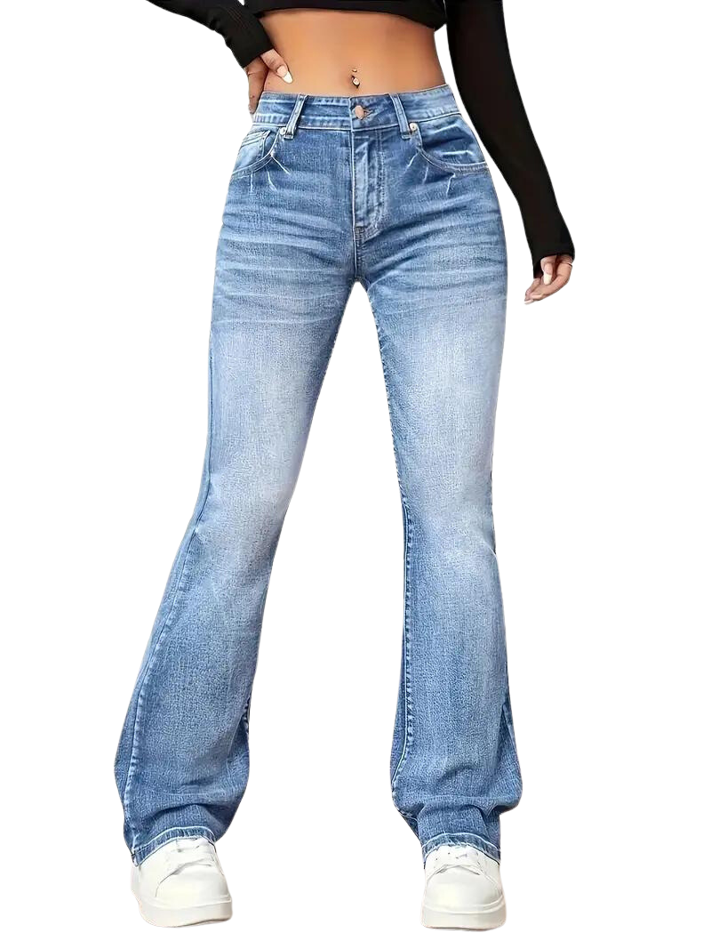 Lotte | Flared jeans with stretch