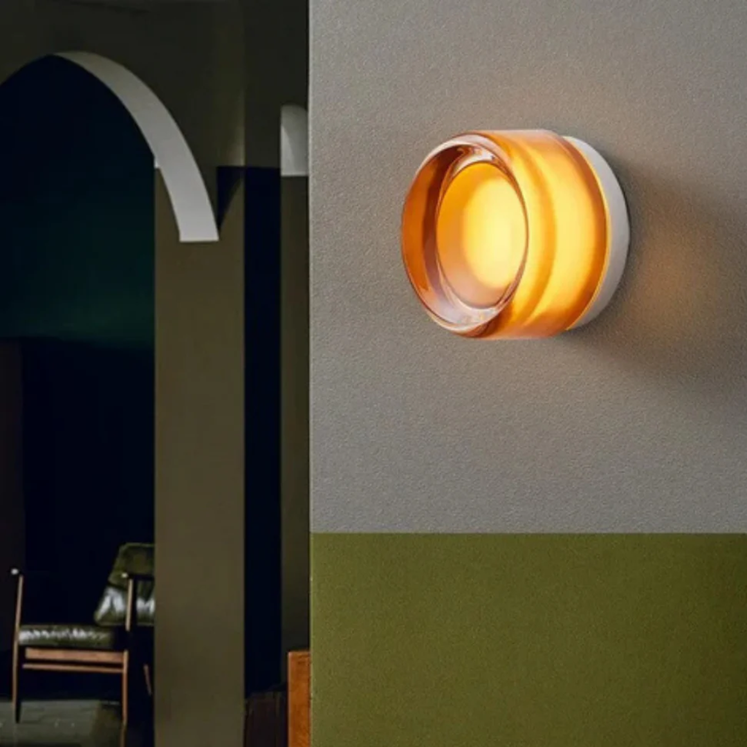 Zyra – Warm White LED Glass Indoor Wall Light