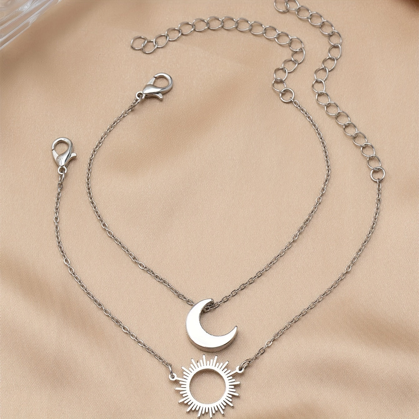 Veerle | Elegante Zon & Maan Armband Set