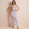 Veronica | Mouwloze Off-Shoulder Maxi Wrap Jurk