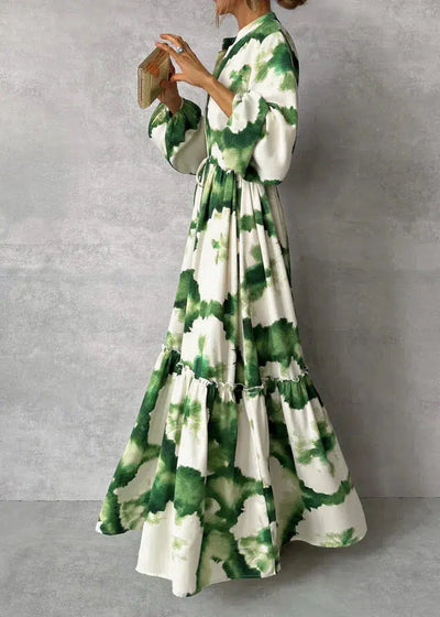 Taelyn - elegante maxi-jurk met print