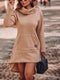 Sophie | Hoodie jurk met col