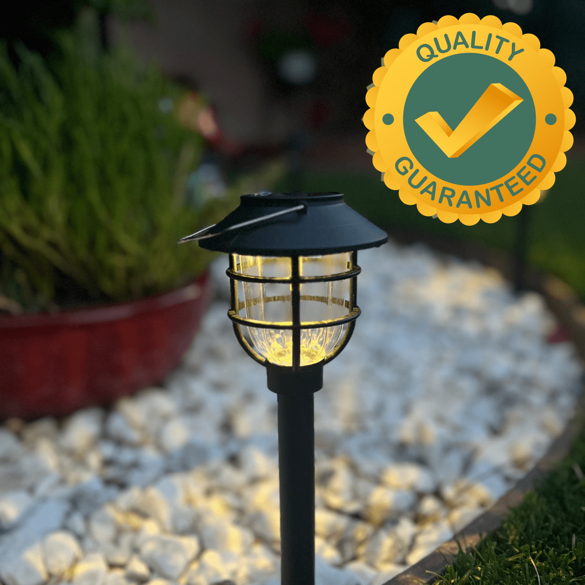 Velorian – Vintage Solar LED Path Light Cage Design