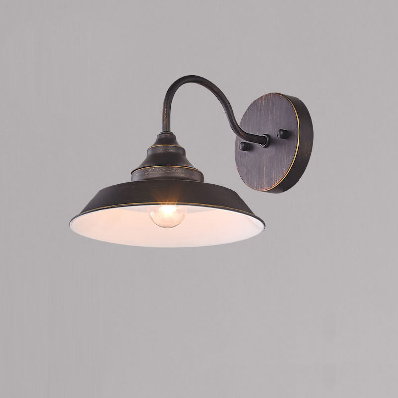 Damora – Vintage Industrial Dome Wall Sconce 1 Light