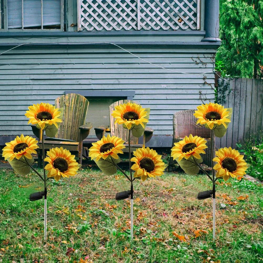 Solavelle – Vintage Sunflower Solar LED Stake Light