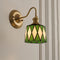 Aurelium – Vintage Tiffany Glass Brass Wall Sconce Lamp