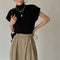 Vivian | Chic Mouwloze Coltrui voor een Elegante Look