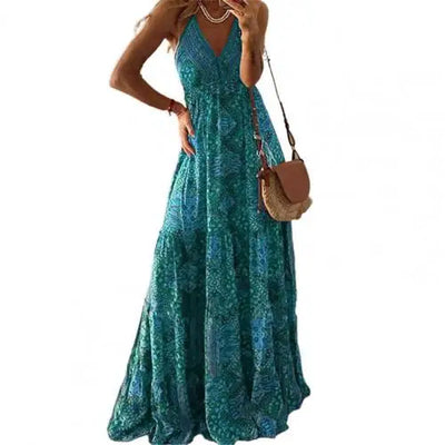 Ruth - Boho Vintage Maxi Jurk